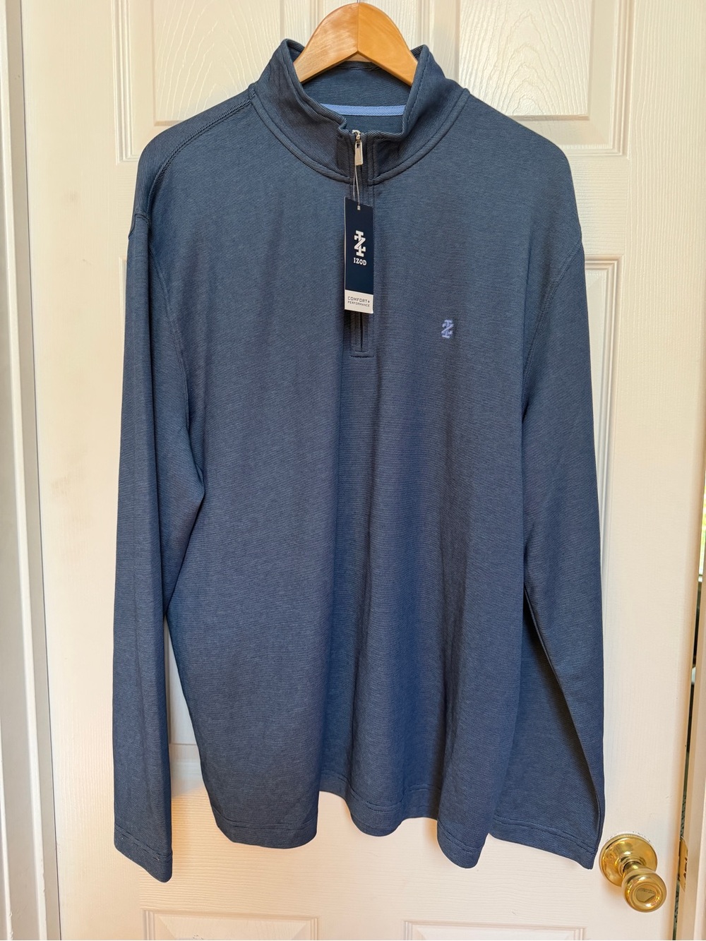 NWT Men's Izod 1/4 Zip Performance Comfort Sweatshirt XL